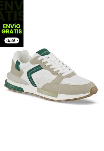 Tenis Urbanos Antryx Blanco-Beige Para Hombre Croydon Croydon