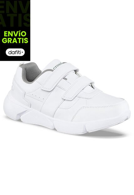 Tenis Colegio Hannir V Blanco-Gris Para Hombre Y Mujer Croydon