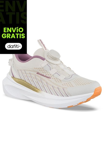 Tenis Running Katar Beige Croydon Para Mujer
