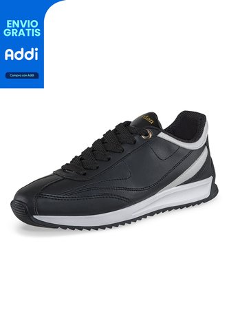 Tenis Urbanos Zaffira Negro Croydon Para Mujer Croydon