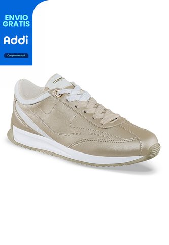 Tenis Urbanos Zaffira Oro Croydon Para Mujer Croydon