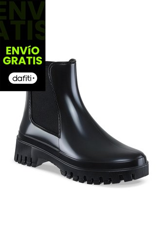 Botines Lluvia Kathie Negro Croydon Para Mujer Croydon