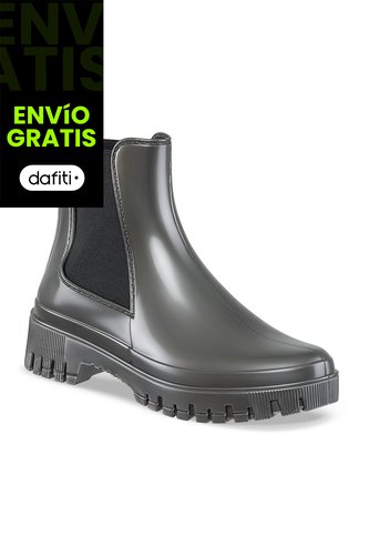 Botines Lluvia Kathie Gris Croydon Para Mujer Croydon