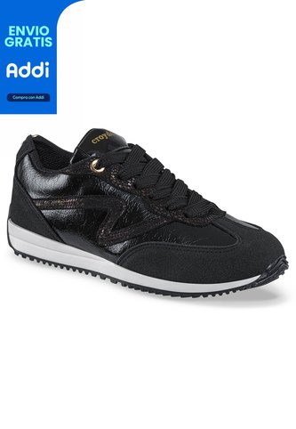 Tenis Urbanos Quimbaya Negro Croydon Para Mujer Croydon