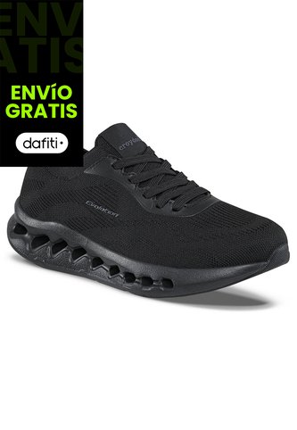 Tenis Running Dylez Negro-Negro Para Mujer Croydon Croydon