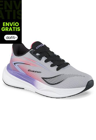 Tenis Running Xirte Gris Para Mujer Croydon Croydon