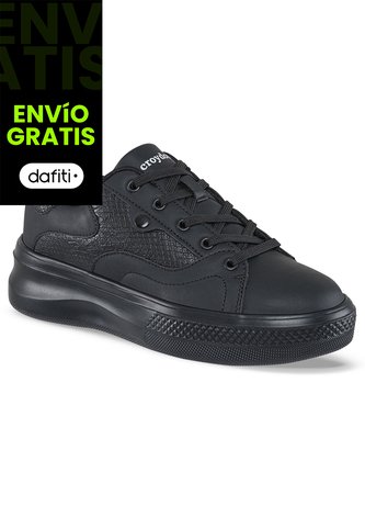 Tenis Urbanos Syntho Negro Para Mujer Croydon Croydon
