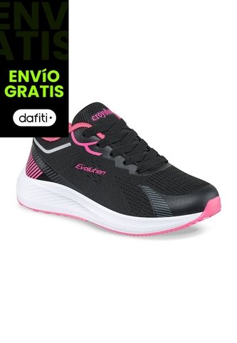 Tenis Running Tarol Negro Para Niña Croydon Croydon