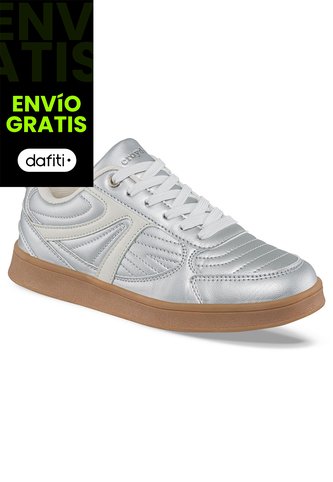 Tenis Urbanos Glyxar Plata Para Mujer Croydon Croydon