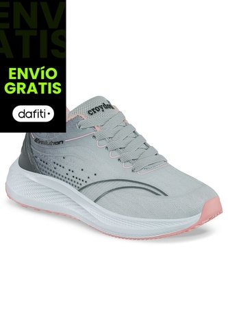 Tenis Running Sotta Gris Para Niña Croydon Croydon