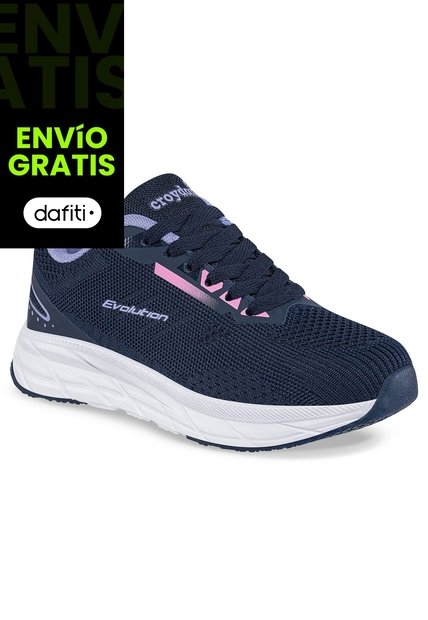 Tenis Running Rofer Azul Osc Para Niña Croydon