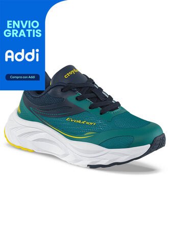 Tenis Running Jubil Verde Croydon Para Niño Croydon