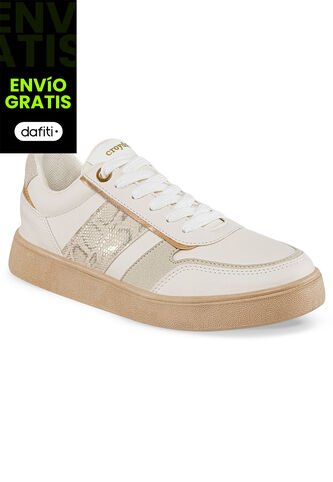 Tenis Urbanos Rhanda Beige Croydon Para Mujer Croydon