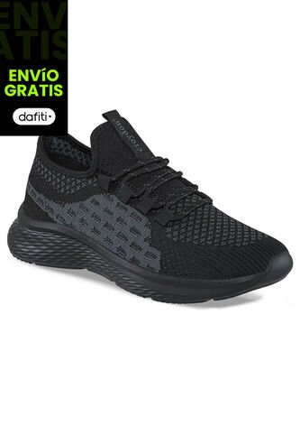 Tenis Running Trux Negro-Negro Para Mujer Croydon Croydon