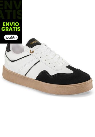 Tenis Urbanos Myranda Blanco-Negro Croydon Para Mujer Croydon
