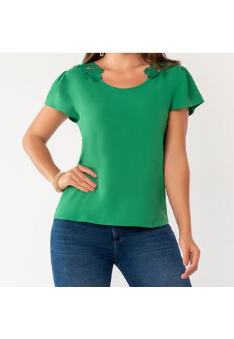 Blusa Aura Verde Para Mujer Croydon Croydon