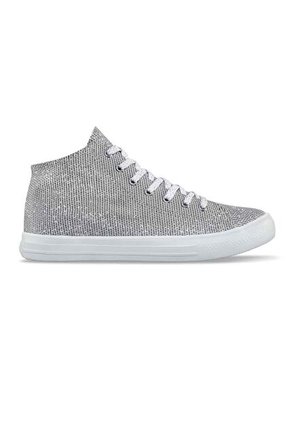 Botines Helje Alto Gris Para Mujer Croydon