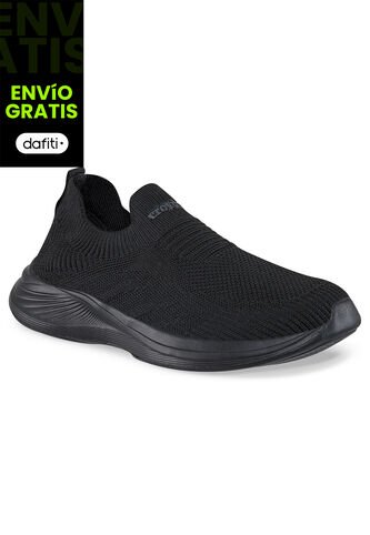 Tenis Running Vorix Negro-Negro Para Mujer Croydon Croydon