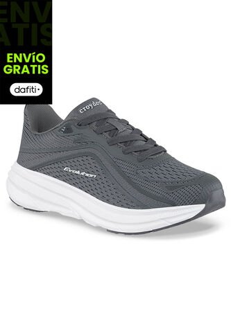Tenis Running Tibble Gris Para Mujer Croydon Croydon
