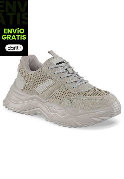 Tenis Narar Beige Para Mujer Croydon