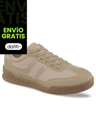 Tenis Casuales Lizon Beige Croydon Para Mujer Croydon