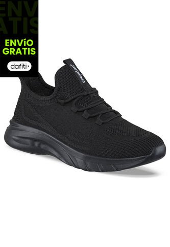 Tenis Running Pemax Negro-Negro Para Hombre Croydon Croydon