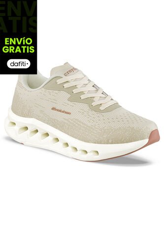 Tenis Running Taro Beige Para Mujer Croydon Croydon