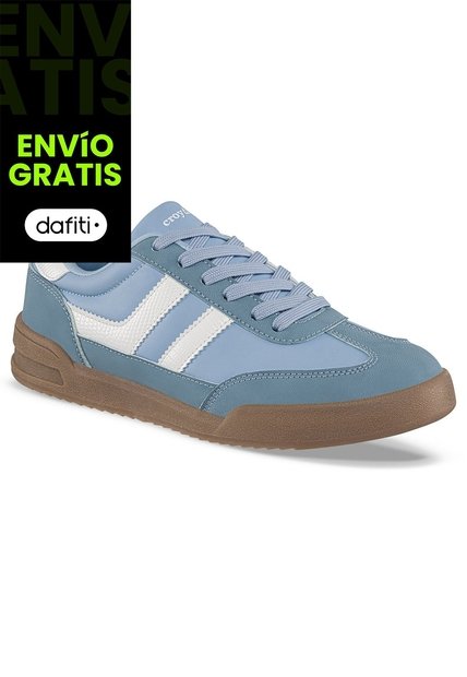 Tenis Casuales Lizon Azul Croydon Para Mujer