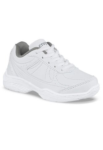 Tenis Colegial 10 New Blanco Para Niño Y Niña Croydon Croydon