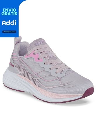 Tenis Running Zuni Palo Rosa Croydon Para Niño Croydon