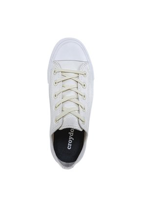 Tenis Casuales Discovery Bajo Retro 2 Ct Marfil Croydon Para Mujer