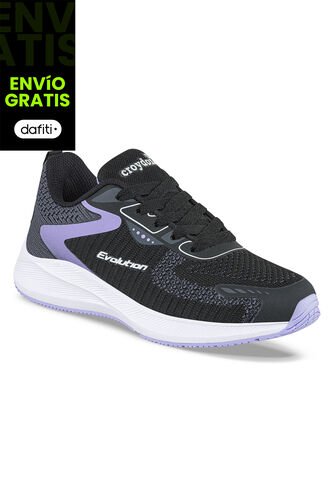 Tenis Running Siron Negro Para Niña Croydon Croydon