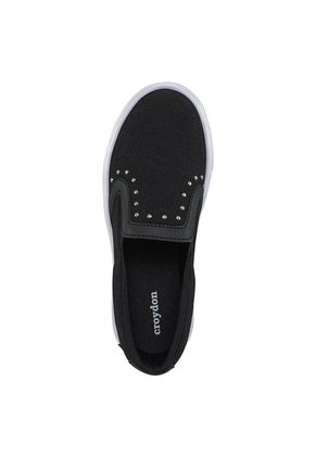 Tenis Casuales Cres Negro Croydon Para Mujer