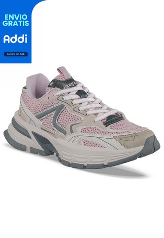 Tenis Urbanos Guxet Rosa-Gris Croydon Para Mujer Croydon