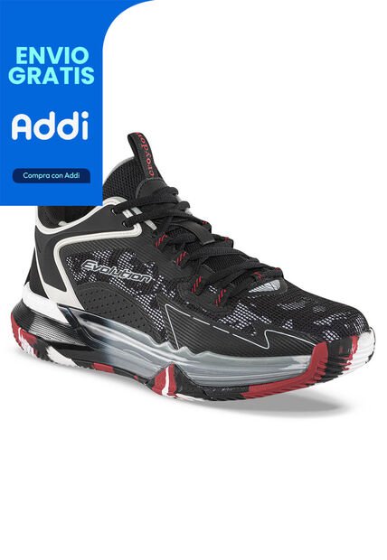 Tenis Basketball Parpa Negro Croydon Para Hombre
