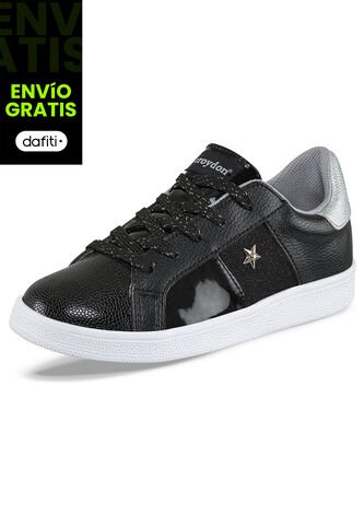 Tenis Rhonda Negro Para Niña Croydon Croydon