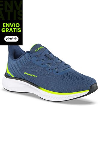 Tenis Running Lixu Azul Para Hombre Croydon Croydon