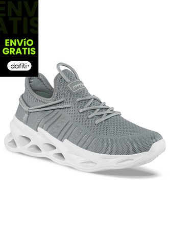 Tenis Running Pixer Gris Para Mujer Croydon Croydon