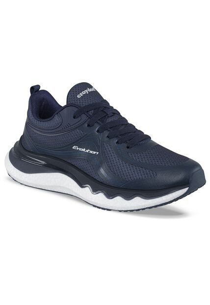 Tenis Running Vira Azul Osc Croydon Para Hombre