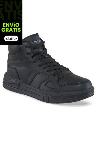 Tenis Colegio Tolox C Negro Croydon Para Niño Y Niña Croydon