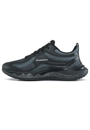 Tenis Running Vira Negro-Negro Croydon Para Hombre