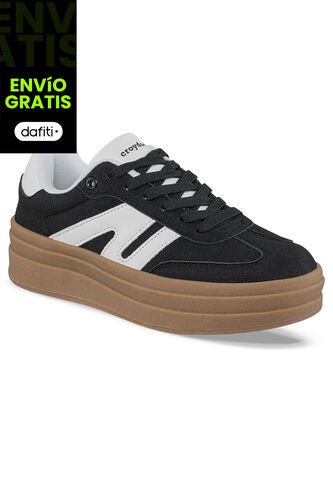 Tenis Urbanos Vintar Negro Croydon Para Mujer Croydon