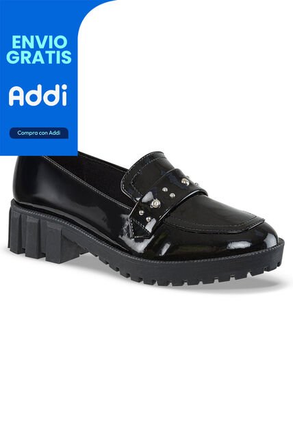 Mocasines Anise Negro Croydon Para Mujer