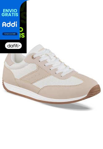 Tenis Urbanos Nvay Beige Croydon Para Mujer Croydon