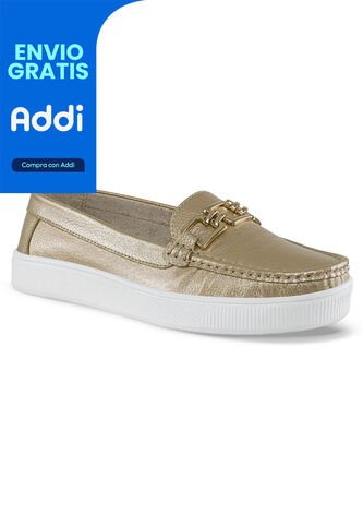 Mocasines Milly Oro Croydon Para Mujer Croydon