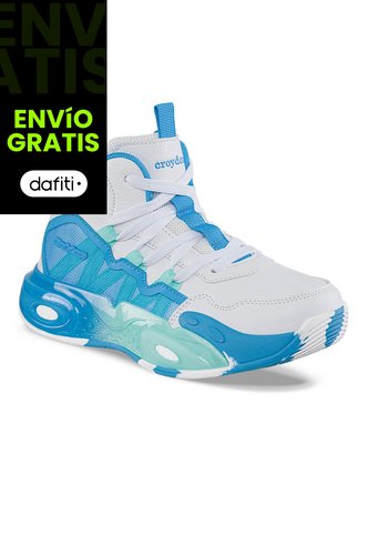 Tenis Running Derat Blanco Croydon Para Niño Croydon