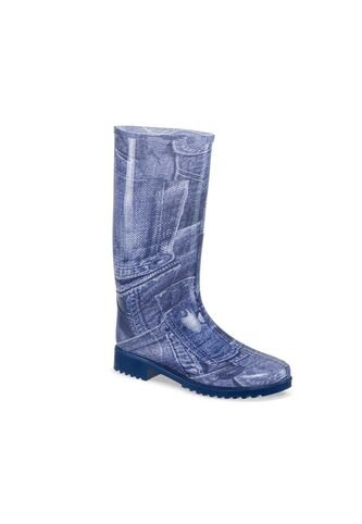 Botas Lluvia Tiffany Estampada Crisan Azul Para Mujer Croydon Croydon