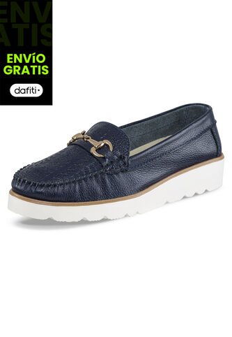 Mocasines Sheila Azul Para Mujer Croydon Croydon