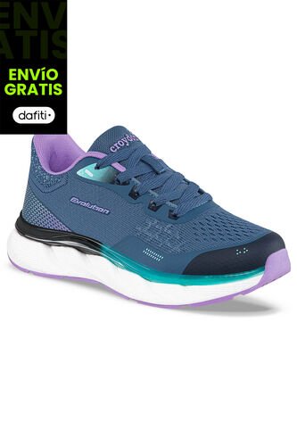 Tenis Running Kluk Azul Osc Para Mujer Croydon Croydon