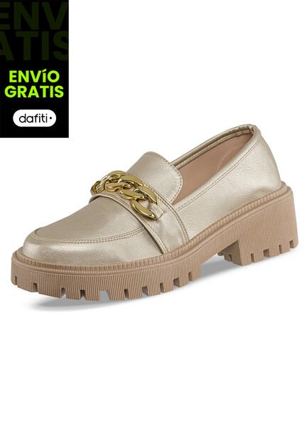 Mocasines Priscila Oro Para Mujer Croydon